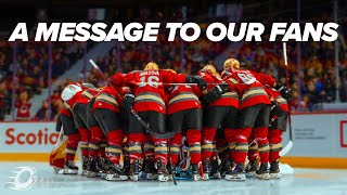 A Message to the Best Fans in the PWHL [upl. by Desimone]