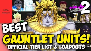 New Best Gauntlet Mode Units in ASTD Best Loadouts  Tier List Official [upl. by Yhprum]