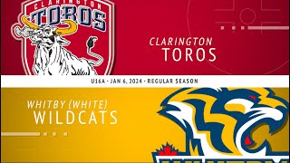 U16A  Clarington Toros vs Whitby Wildcats White [upl. by Senhauser]