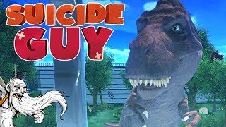 Suicide Guy Gameplay  quotDEATH BYDINOSAURquot  Lets Play Walkthrough [upl. by Viki87]