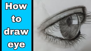 How to Draw a Realistic Eye  EASY TUTORIAL [upl. by Aiciles]