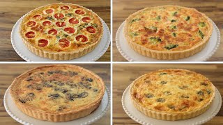 How to Make a Quiche – 4 Easy Recipes [upl. by Clevey299]