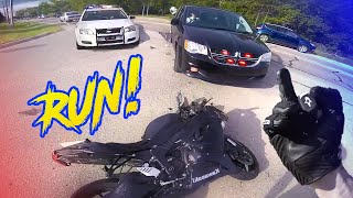 Police Chase Motorcycles  Angry People VS Dirt Bikers  Best Compilation 2024 [upl. by Ayhtnic]