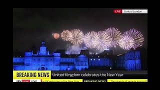 Skynews London Fireworks 2023 [upl. by Ahseihs]