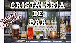 CRISTALERIA  GLASSWARE  VASOS Y COPAS  BARTENDER [upl. by Jansson491]