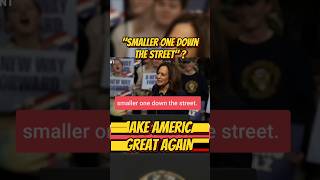 Kamala To Heckler quotI think you meant to go to the smaller one down the streetquot She delusional 🤡 [upl. by Naimerej254]