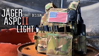 Jäger Craft Design ASPC II Light  Japan Made Plate Carrier 国産プレートキャリア [upl. by Zaneski]