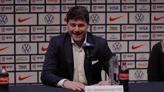 Mauricio Pochettino is introduced as the new Team USAs head coach [upl. by Lianne]