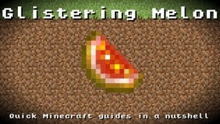 Minecraft  Glistering Melon Recipe Item ID Information 162 outdated [upl. by Alber]