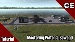 Water amp Sewage Tutorial  Workers and resources  Realistic Mode [upl. by Llewkcor995]