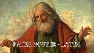 PATER NOSTER  LATIM CANTO GREGORIANO [upl. by Ecinnej]