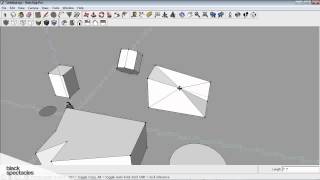 Sketchup Tutorial Deforming amp Smoothing Geometry Faces Edges amp Points  Black Spectacles [upl. by Lorinda]