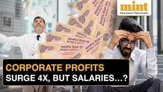 Private Sector Profits Surge To 15Year High But Salary Hikes Remain LOW  Congress Raises Concern [upl. by Aeki]