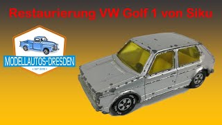 68 VW Golf I von Siku Custom restoration restaurieren Kommentar auf deutsch [upl. by Sebastian]