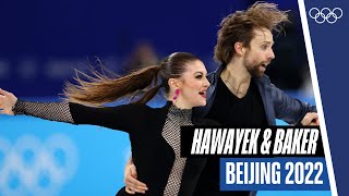 🇺🇸 Kaitlin Hawayek amp JeanLuc Bakers powerful skate to Bad Girls ⛸️😈 at Beijing2022 [upl. by Eseilana458]