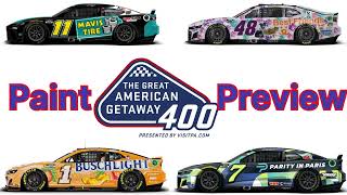 Nascar paint scheme preview  Pocono  The Great American Getaway 400 [upl. by Allard488]