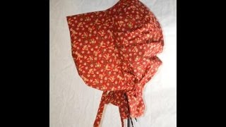 How to Sew a Prairie Bonnet [upl. by Lurleen]