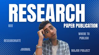 Publish Your First Research Paper  తెలుగు  Journal Publication  Easy Process  MS in USA [upl. by Clementia]