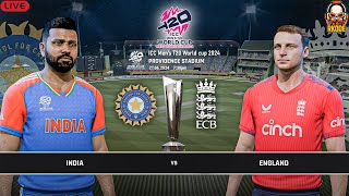 INDIA vs ENGLAND  SEMI FINAL MATCH  ICC MENS T20 WORLD CUP 2024  CRICKET 24 LIVE  RKODE GAMING [upl. by Marlin]