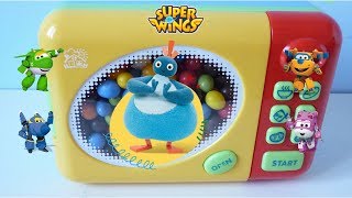 Microgolf Surprise speelgoed Super Wings Twirlywoos Maya de bij [upl. by Nita526]