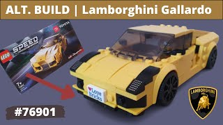 Alternative Build Lamborghini Gallardo  LEGO set Toyota GR Supra 76901 LoveBricks [upl. by Merrell]