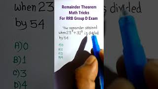 Remainder Theorem  132  Math Shortcuts Tricks Remainder Maths  Power Maths Tricks  shorts [upl. by Feucht882]