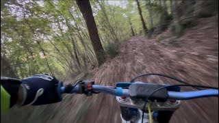 TM MX 144 Hard Enduro POV [upl. by Anigriv526]