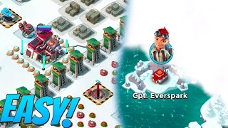 Boom Beach How to Unlock Everspark as a Low Level War Factory Tutorial [upl. by Adele606]