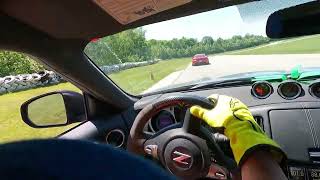 370z vs Cayman GT4 at Mosport DDT [upl. by Ailekahs]