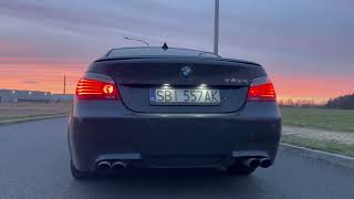 BMW E60 530d Downpipe sound [upl. by Sholom]