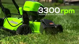 Greenworks 60v 46cm Lawnmower [upl. by Elpmet]