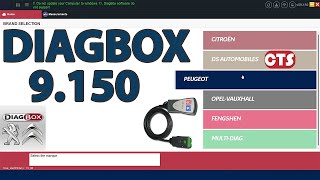 DIAGBOX SOFTWARE 9150 INSTALLATION GUIDE [upl. by Niels881]