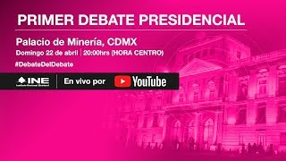 Primer Debate Presidencial Elecciones2018 [upl. by Ecirtaeb]