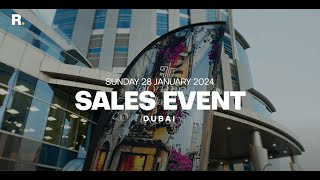 Sales Event  January 2024 at The JW Marriott Marquis Hotel Dubai [upl. by Ahtela]