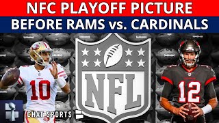 NFL Playoff Picture Schedule Bracket Matchups amp Results For 2022 NFC Divisional Round Before MNF [upl. by Aidnic]