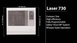 Toyotomi Toyostove Laser 730 15Second Spot  HighEfficiency Heating [upl. by Odlanier]