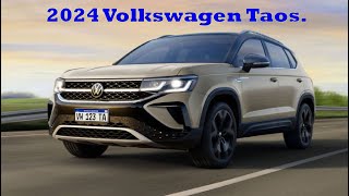 New 2024 Volkswagen Taos Detail interior exterior Performance  Best subcompact SUVs [upl. by Huey]