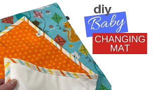 How To Sew A Baby Waterproof Changing Mat [upl. by Miriam]