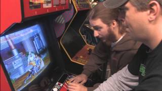 Classic Game Room  WORLD HEROES 2 review for NeoGeo MVS [upl. by Eiuqnom]