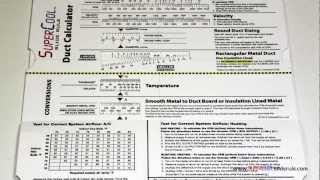 Duct Size  How to size a Duct System for a House [upl. by Sanez]