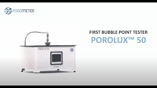 Flat sheet membranes measurements with the Porolux™ 50 [upl. by Sitoiyanap]