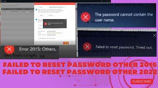 FAILED TO RESET PASSWORD OTHER 2015  FAILED TO RESET PASSWORD OTHER 2015 FAILED TO RESET PASSWOR [upl. by Keener]