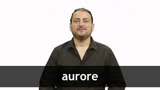 How to pronounce AURORE in French [upl. by Adnalahs]