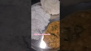 Quick amp Easy Dhal for Rice 5 min Dhal  Best combtn for Rice Kannada mini vlog Dhal Viral Shorts [upl. by Woodman355]