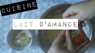 CUISINE  Lait damande et pancakes au lait damande [upl. by Morty]