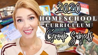 Homeschool Curriculum 2020 \\ Group Subjects for Five kids [upl. by Crofoot]