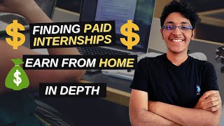 How to Find PAID Remote Internships in 2020 India  EARN from Home🔥🔥 internship [upl. by Macgregor623]