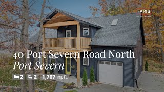 40 Port Severn Road North Port Severn  Home for Sale  Faris Team [upl. by Neeka505]