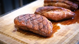 How to Trim amp Score a Duck Breast [upl. by Hazard207]