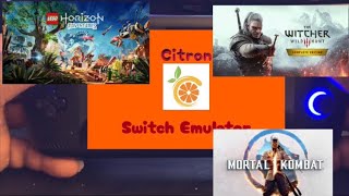 New Switch emulator Citron gameplay on Odin 2 pro [upl. by Leggett]